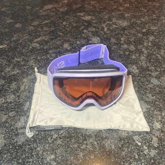 SMITH Accessories - Smith Vogue Women's Ski Goggles Lilac Antifog Mirror Medium Fit